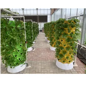 1 1 New Agriculture Garden Vertical Hydroponic Tower Growing Systems