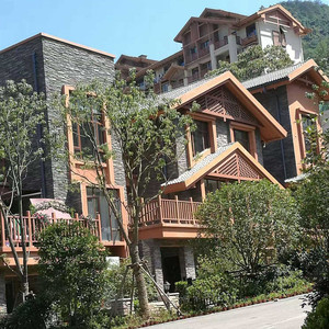 Gỗ Nhựa Composite WPC Vườn Tường Panel Gỗ Trang Chủ WPC Trường Hợp Đúc Sẵn Romania Prefab Nhà Ngoại Thất WPC Cabin Gỗ - Product Image 2