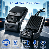 Caméra embarquée avec alerte de fatigue du conducteur, enregistreur facial, double objectif 1080p, 4 canaux, 4G, GPS, ADAS, DMS, BSD avec RAM pour véhicules de flotte