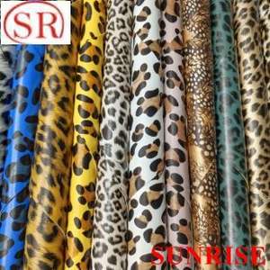 Personalizzato 100% poliestere alla moda leopardato con stampa leopardata finta pelle scamosciata scarpe <span class=keywords><strong>per</strong></span> abbigliamento - Product Image 5