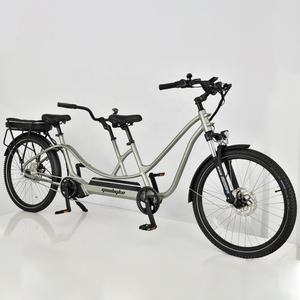 Usine de haute qualité populaire nouveau Style loisirs Tandem deux sièges à vendre grosses roues vélo de tourisme vélo tandem électrique - Product Image 1
