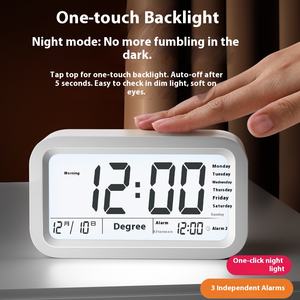 Reloj <span class=keywords><strong>despertador</strong></span> Digital inteligente altamente recomendado para niños y <span class=keywords><strong>niñas</strong></span>, herramienta de <span class=keywords><strong>despertador</strong></span> multifuncional electrónica para uso en la sala de estar del hogar - Product Image 4