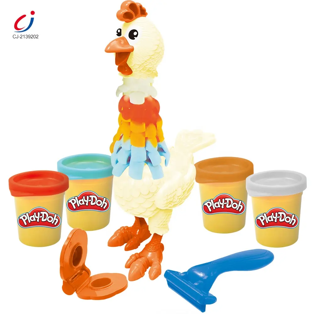 Pâte à modeler en argile de poulet Non toxique, jouets de bricolage en argile de couleur, ensemble de jouets en argile, moule de pâte à modeler pour bébé jouets en argile pour enfants