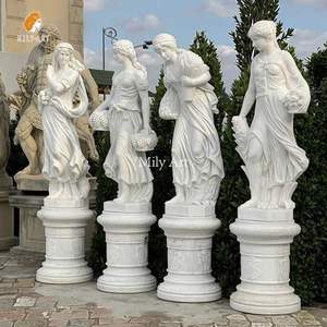 Mily bán buôn tùy chỉnh kích thước cuộc sống đá cẩm thạch bốn mùa Nữ Thần điêu khắc cho biệt thự sân vườn trang trí - Product Image 5