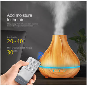 Difusor de Aromas YX-100, Humidificador Ultrasónico de 400ML con Luz LED y Control Remoto para Uso en el Hogar y la Oficina - Product Image 3