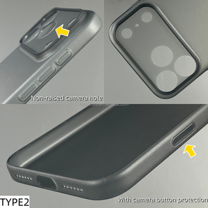 Coque de téléphone mate en gros, finition mate, 0,6 mm, PP solide et translucide, directement de l'usine, en stock, pour iPhone 18 Pro - Product Image 3
