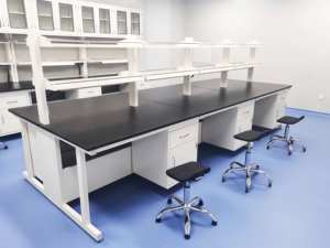 Mesa de Laboratorio Modular con Estructura en H para Ciencias, Laboratorio Médico, Laboratorio de Cosmética, Muebles de Laboratorio Escolar - Product Image 3