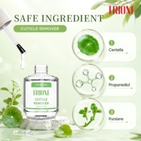 Gel liquide végétalien adoucissant et dissolvant pour cuticules, soin des ongles sain, pour peaux mortes, fournitures de salon, logo personnalisé