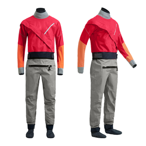 ชุดดำน้ำผู้ชายหลากสีชุดสูทซับเหงื่อแบบกึ่งแห้งสำหรับพายเรือคายัคแล่นเรือใบ - Product Image 2