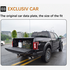 ฝาปิดกระบะท้ายแบบม้วนเก็บได้ ผลิตจากอลูมิเนียมอัลลอยด์ ยี่ห้อ Xiangta สำหรับรถฟอร์ด F250 F-250 <span class=keywords><strong>F350</strong></span> F-350 - Product Image 3