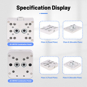 Aksesori Robot industri CNC 3240 penjepit tempat kerja Manual silinder pneumatik pemasangan mudah tarik Mount untuk <span class=keywords><strong>Gripper</strong></span> - Product Image 5