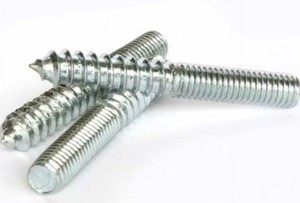 Mạ kẽm Metric M8 hai đầu Stud Bolt đồ nội thất sửa chữa gỗ vít tự khai thác ren Stud móc áo Chất lượng cao Carbon - Product Image 6