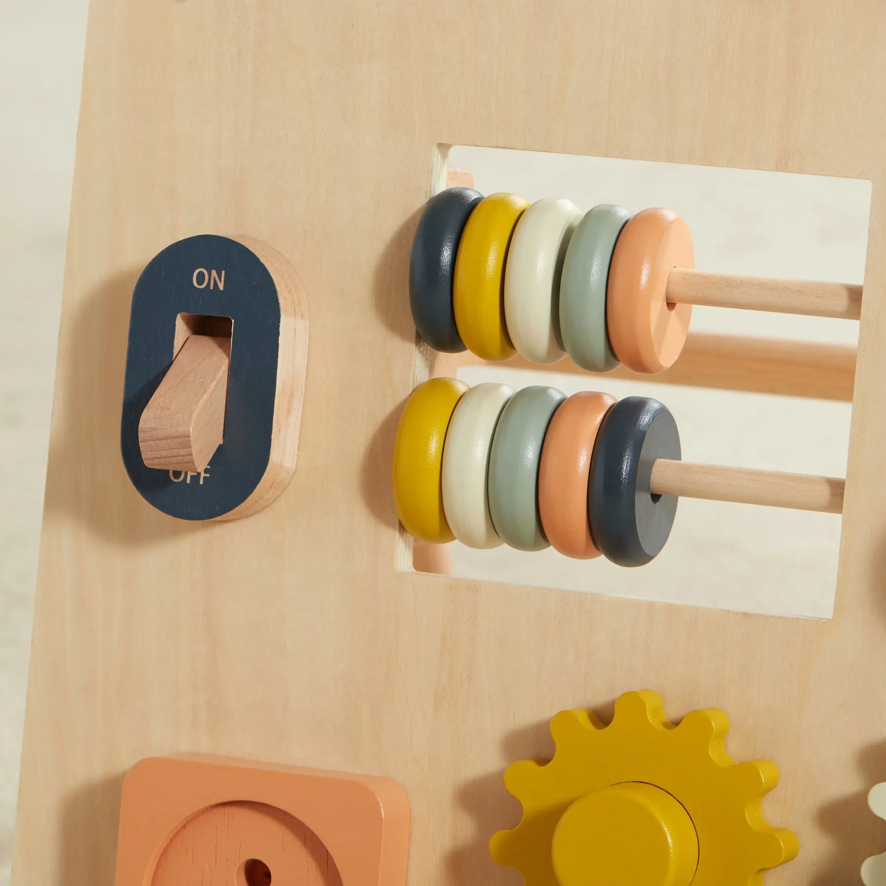Asweets 2024 hölzernes sensorisches Montessori-Lernspielzeug für Kinder Babyschloss Latches beschäftigtes Brettspiele