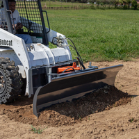 OEM sudut berputar Skid Steer salju peralatan penghilang kondisi baru Mini roda pemuat Backhoe pemuat eceran