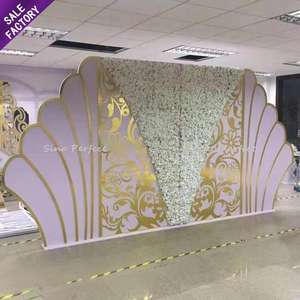 Sino Perfect New Event Custom Wedding Supplies Acrylic Birthday Party Decor Background Panel Back Drop <b>Backdrop</b> <b>Stands</b> - Product Image 1