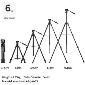Trípode <span class=keywords><strong>para</strong></span> Cámara YUNTENG VCT-980 a <span class=keywords><strong>Precio</strong></span> de Fábrica, Soporte Portátil <span class=keywords><strong>para</strong></span> Teléfono <span class=keywords><strong>Celular</strong></span> con Bolsa de Transporte - Product Image 1