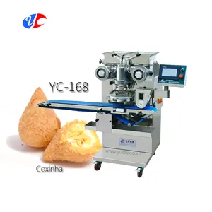 Goreng Kecepatan Tinggi Mini Extruder Otomatis Coxinha Encrusting Mesin Forming/untuk Kubba/Coxinha/Makanan Membuat