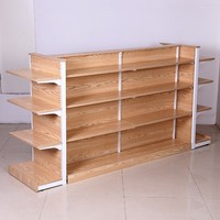 Design moderne chinois produits célèbres en acier et bois supermarché magasin de détail boutique présentoirs