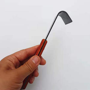 Grattoir à écorce d'arbre multi-usages, lame fixe en acier au manganèse, manche rouge, pour jeunes pousses d'arbres fruitiers, grattoir à déchiqueter à double usage - Product Image 3