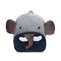 Sac à dos en peluche super doux en forme d'éléphant pour enfants, garçons et filles d'âge préscolaire, sacs d'école maternelle pour la maternelle