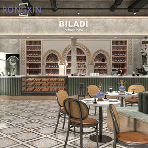 Muebles de Estilo Marroquí para Cafetería, Asientos Personalizados para Restaurante, Mostrador para Cafetería, Diseño para Tienda Árabe - Product Image 1