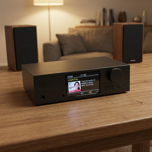 Midsize HiFi Internet Radio 2.8" color display USB player Pre-<b>amplifier</b> tuner <b>with</b> DAB FM Internet Radio connect active <b>speaker</b> - Product Image 6