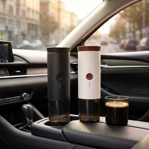 เครื่องชงกาแฟเอสเพรสโซขนาดเล็ก TK03 แบบพกพา ใช้ไฟฟ้า ชาร์จผ่าน USB ใช้ได้ในรถยนต์/โรงแรม ตัวเครื่องทำจากอะลูมิเนียม แรงดัน 20 บาร์ <span class=keywords><strong>ชง</strong></span>ได้หนึ่งแก้ว - Product Image 2