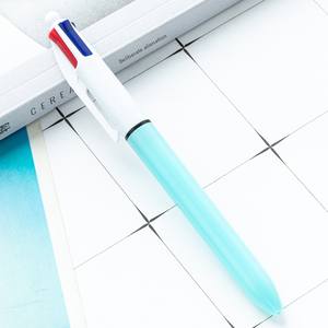 Papelería de Estudio, Bolígrafo Multicolor Cuatro en Uno Retráctil para Resaltar y Subrayar, Modelo de Plástico - Product Image 6