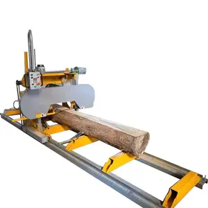 Zmax Oem Supply Portable Horizontal Cnc Woodworking Band Sawmill Machine Wood Cutting Band Saw