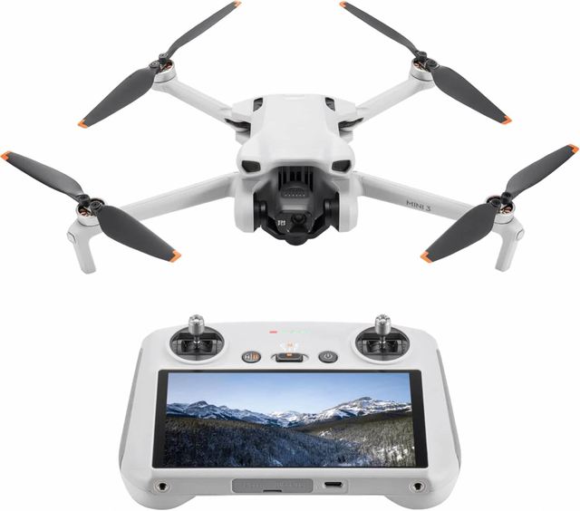 Mini 3 Beginner-Friendly RC Drone with Camera 4K HDR Video True Vertical Shooting Enhanced Battery Life for All Skill Levels