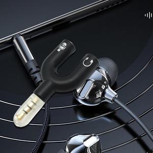 Adaptador de Auriculares en Forma de <span class=keywords><strong>Y</strong></span>, Doble Conector de 3.5 mm, Cobre <span class=keywords><strong>y</strong></span> ABS, Divisor de Cables de Audio, Micrófono, Conversor de Audio Estéreo 2 en 1 - Product Image 3