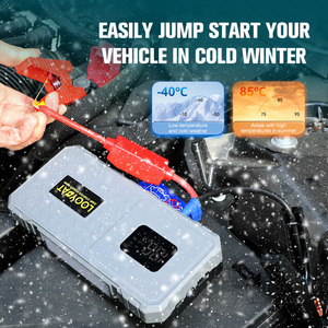 LOOYBAT Avviatore <span class=keywords><strong>di</strong></span> <span class=keywords><strong>Emergenza</strong></span> Portatile 12V 1200A per Auto con Schermo LED, Power Bank e Kit <span class=keywords><strong>di</strong></span> Attrezzi, <span class=keywords><strong>Booster</strong></span> per Batteria Auto - Product Image 5