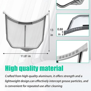 Filtre pour machine à laver W11758174, 33x30x3cm, en plastique, Installation facile pour pièces de sèche-linge - Product Image 4