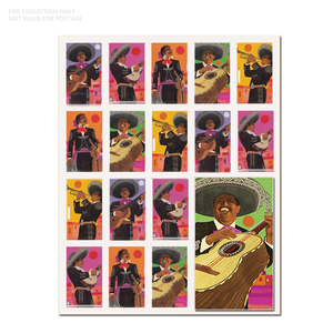 Étiquettes postales à thème de dessin animé pour célébrations aux États-Unis, rouleau de timbres-poste à bas prix pour collection uniquement - Product Image 6