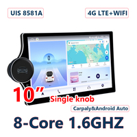 Autoradio universel Android Auto avec écran tactile IPS de 10 pouces, lecteur multimédia DVD MP5, WIFI, radio, GPS, Carplay, LODARK N3