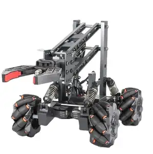 2.4Ghz14CH bricolage assemblage métal RC ingénierie Robot Mecha saisir pince bras 4wd électrique télécommande cascadeur voiture pour adulte