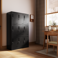 Armoire de rangement en acier durable, armoire métallique, armoire de rangement de bureau