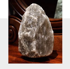 XXL Large 25kg Natural Home Hotel Dekoration Geschnitzter Engel Dimmer Schalter Salz lampe Holz sockel Nachtlicht - Product Image 2