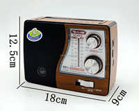 Radio solaire d'urgence ELETREE RX-2691S avec Bluetooth, USB, TF, Type-C, rechargeable, FM AM SW 3 bandes, radio portable