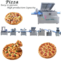 Nouvelle machine à pizza électrique entièrement automatique à écran tactile Bakenati209, service ODM, production de pizzas commerciale à haut rendement