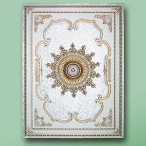 Banruo PS Plastic Ceiling Panel Tiles Ceiling Board Decoration European Church Style