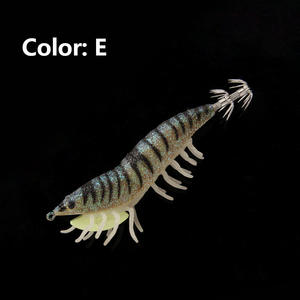 Nueva llegada 110mm 21g simulación fluorescente luminosa calamar Jig señuelo <span class=keywords><strong>EGI</strong></span> 3,5 # pie suave Camarón pulpo señuelo - Product Image 5