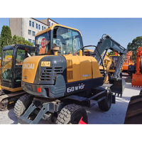 6 TON Excavator Bekas Hyundai 60W Excavator Roda Bekas Hyundai Excavator Bekas Hyundai Dijual