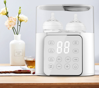 Chauffe-biberon multifonction rapide pour bébé chauffe-aliments chauffe-lait avec double contrôle actif précis de la température