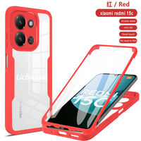 Lichicase nouveau Style panneau arrière Transparent Flexible coque personnalisée en TPU pour Redmi 15 15C couverture de téléphone minimaliste