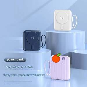 Offre spéciale Banque d'alimentation de charge rapide portable sans fil magnétique personnalisée <span class=keywords><strong>Batterie</strong></span> <span class=keywords><strong>externe</strong></span> ultra mini mince - Product Image 5