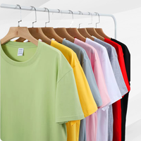 Fashion rendah Oem 100% katun nyaman warna desain kustom kaos oblong polos katun cetak pria