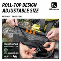 HIKEMAN Gen2 Bolsa Externa para Zapatos de Dyneema, Impermeable, de Secado Rápido, Portátil, para Camping, Senderismo y Viajes