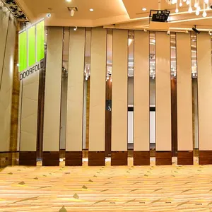 Novo design Soundproof Wall Partition Soundproof banquete salão divisores móveis parede