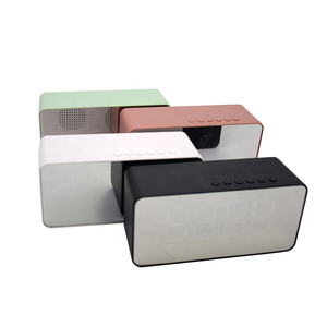 Mini rectángulo de comando de voz con alarma bluetooth speakerrechargeable plancha de pelo - Product Image 4